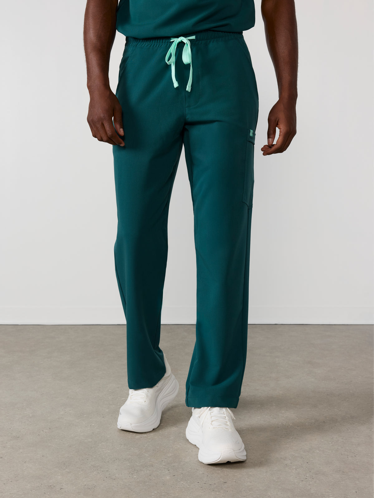 ROMEO RE-GARDE™️ - TEAL - Straight Cut Scrub Pants - SILVADUR™️