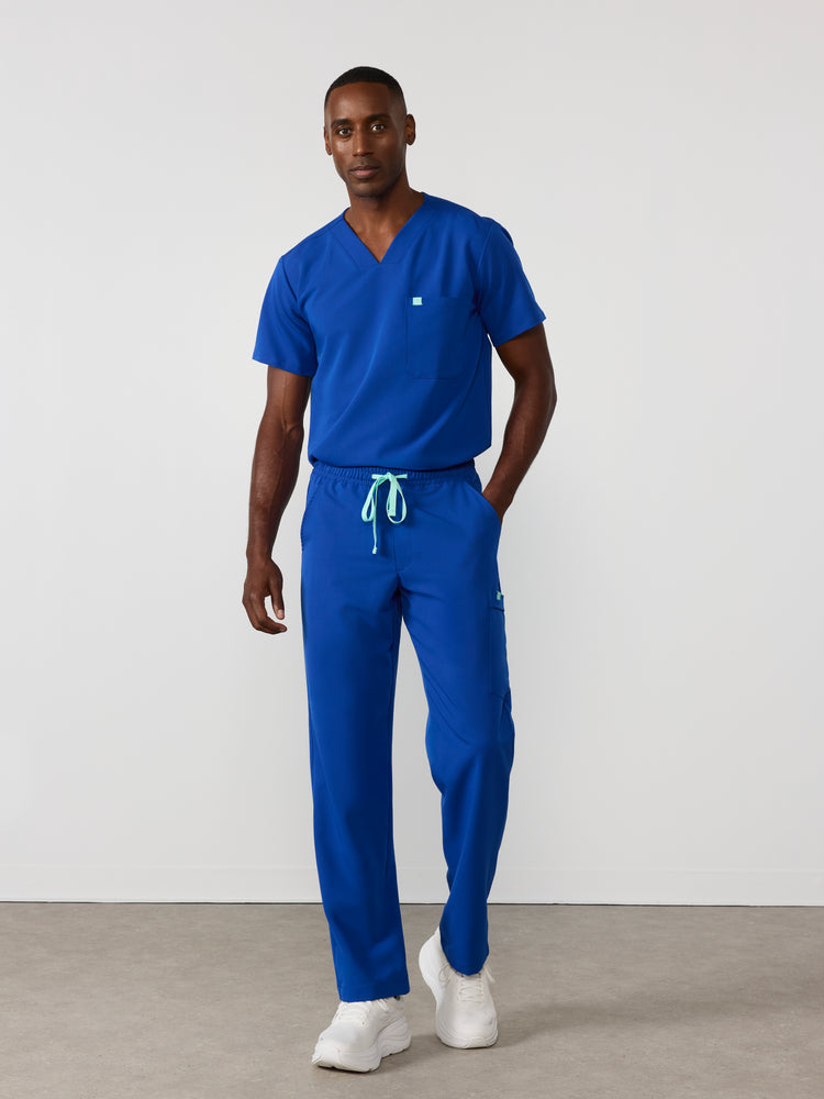 ROMEO RE-GARDE™️ - ROYAL BLUE - Straight Cut Scrub Pants - SILVADUR™️