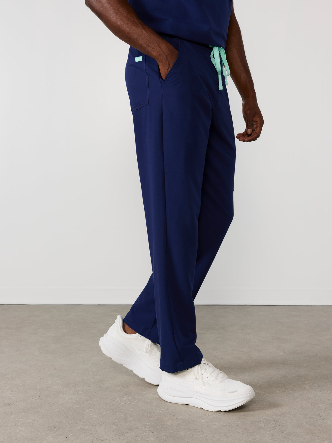 ROMEO RE-GARDE™️ - MODERN NAVY - Straight Cut Scrub Pants - SILVADUR™️