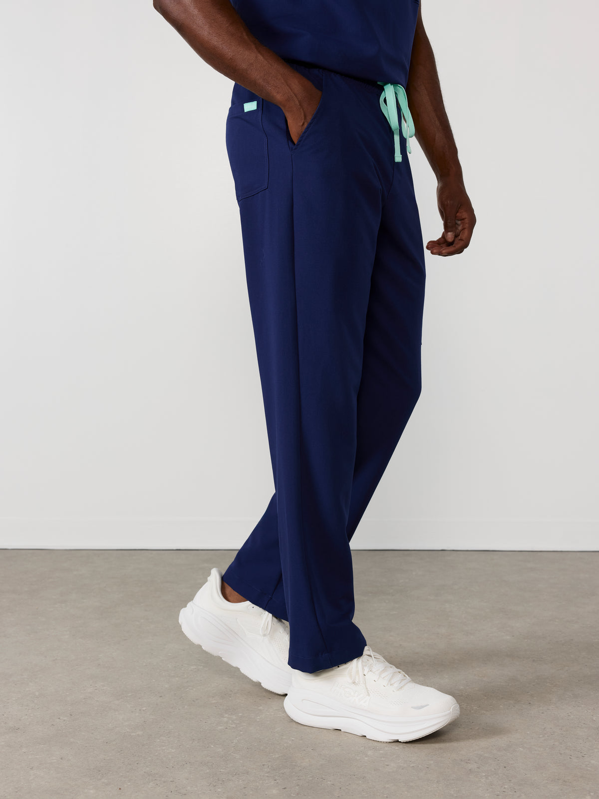 ROMEO RE-GARDE™️ - MODERN NAVY - Straight Cut Scrub Pants - SILVADUR™️