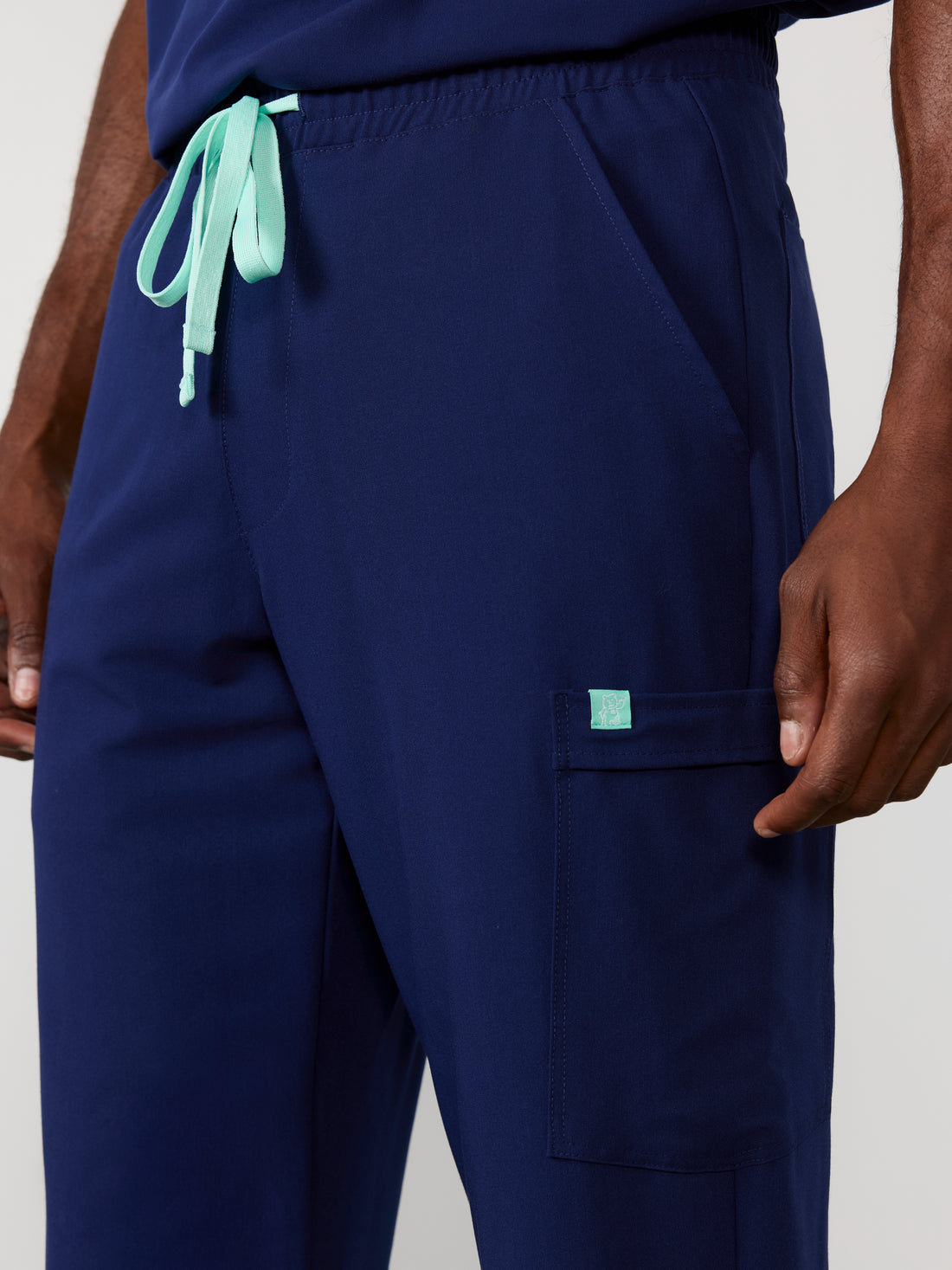 ROMEO RE-GARDE™️ - MODERN NAVY - Straight Cut Scrub Pants - SILVADUR™️
