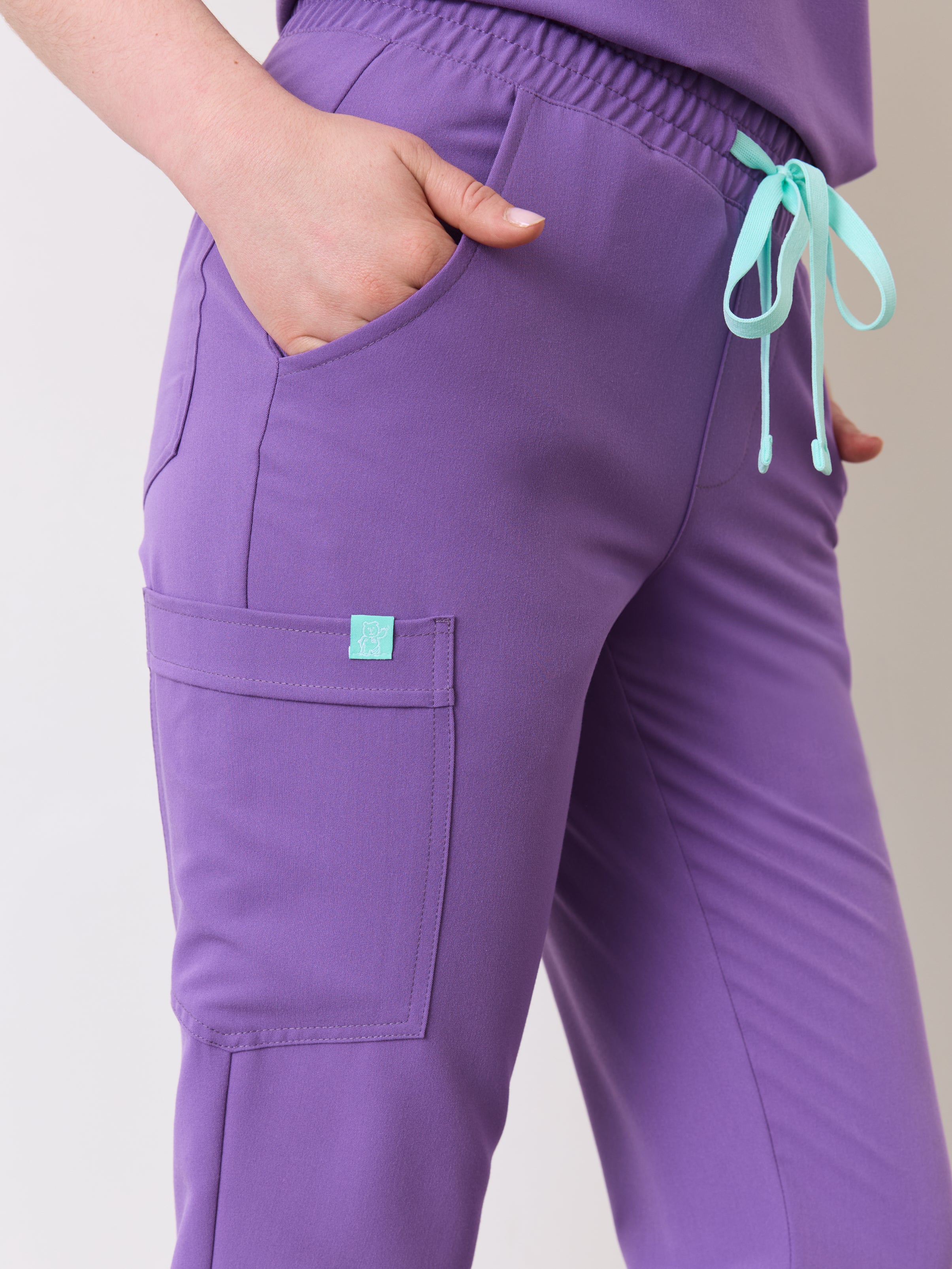 ROSIE RE-GARDE™ - ROYAL LILAC - Jogger Scrub Pants - SILVADUR™