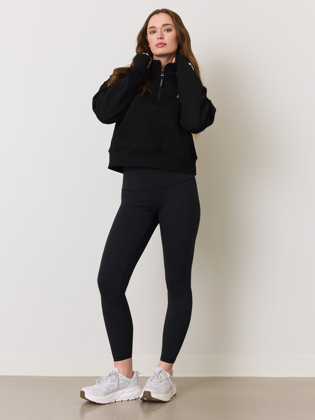 Half Zip Vest - Black