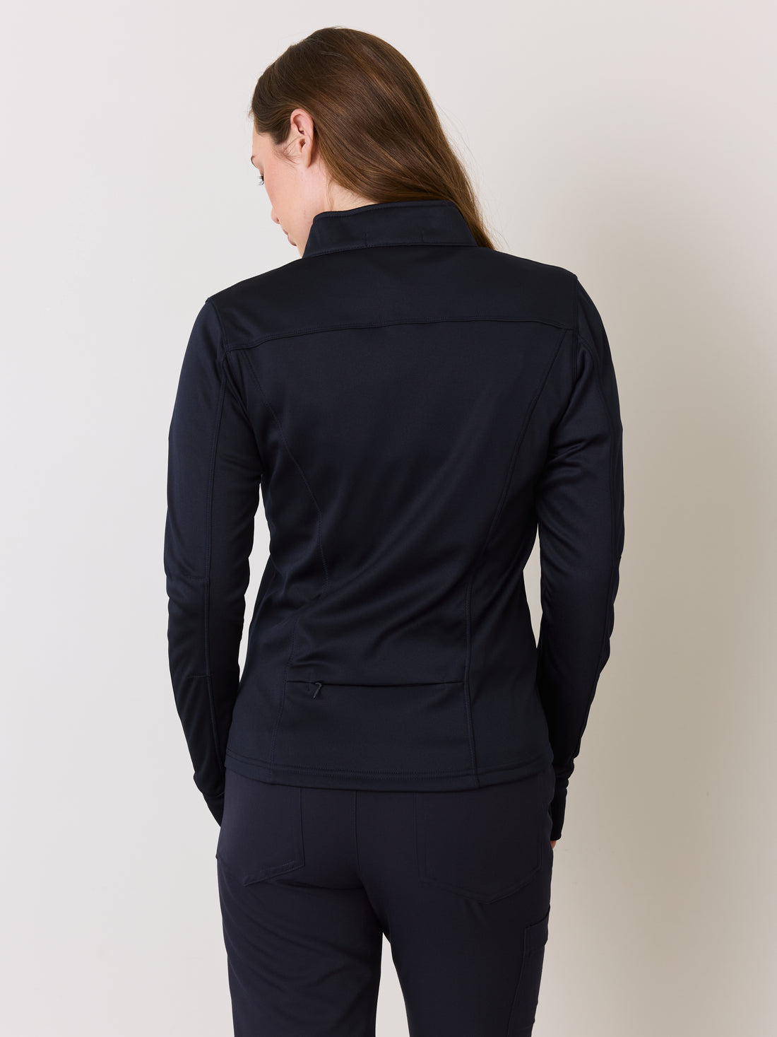 Veste Polyester Full Zip – Bleu Nautique – Broderie Garde-Malade