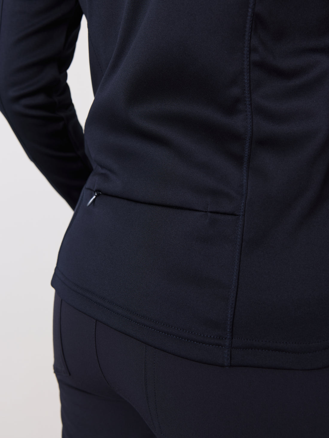 Veste Polyester Full Zip – Bleu Nautique – Broderie Garde-Malade