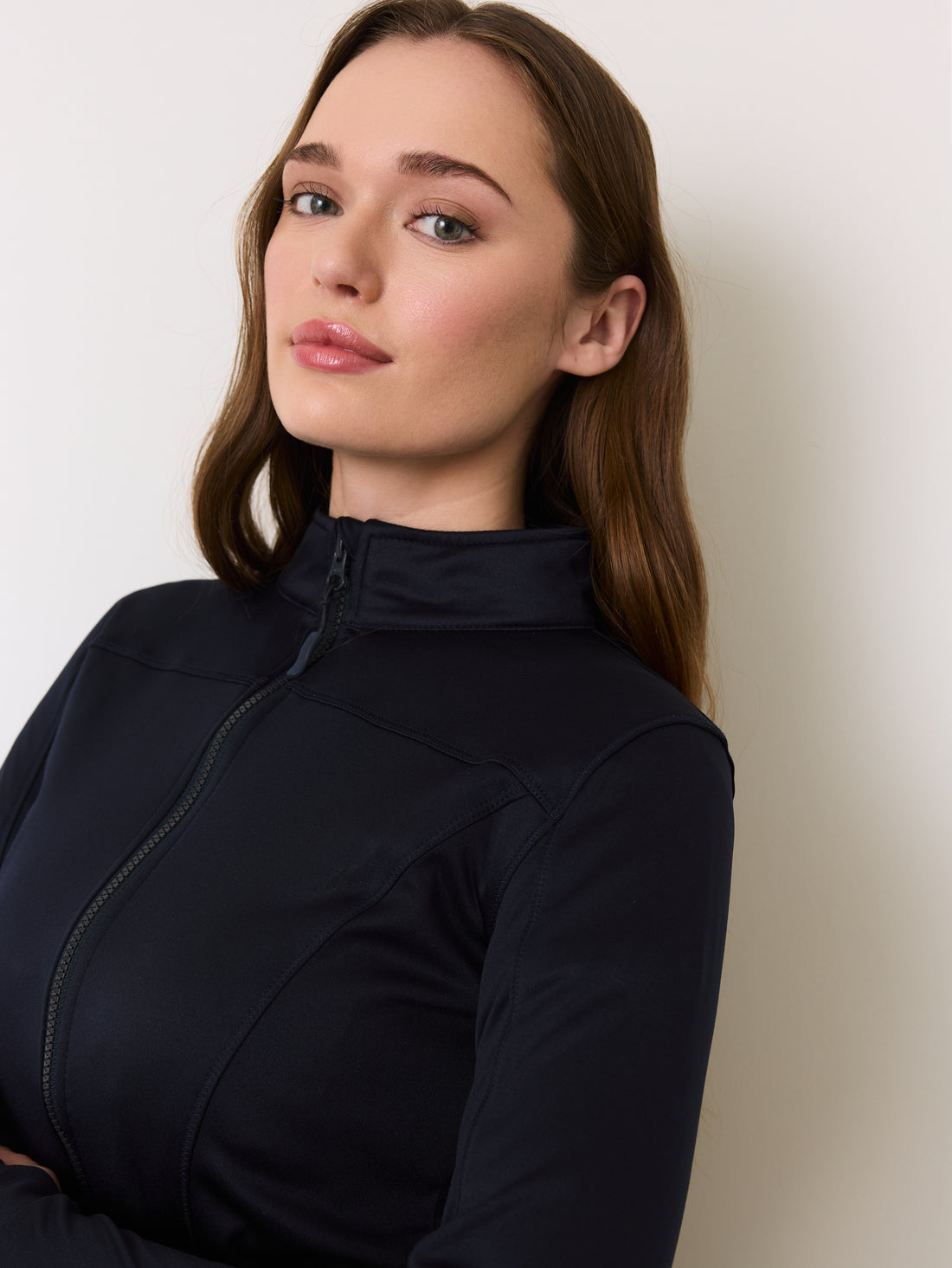 Veste Polyester Full Zip – Bleu Nautique