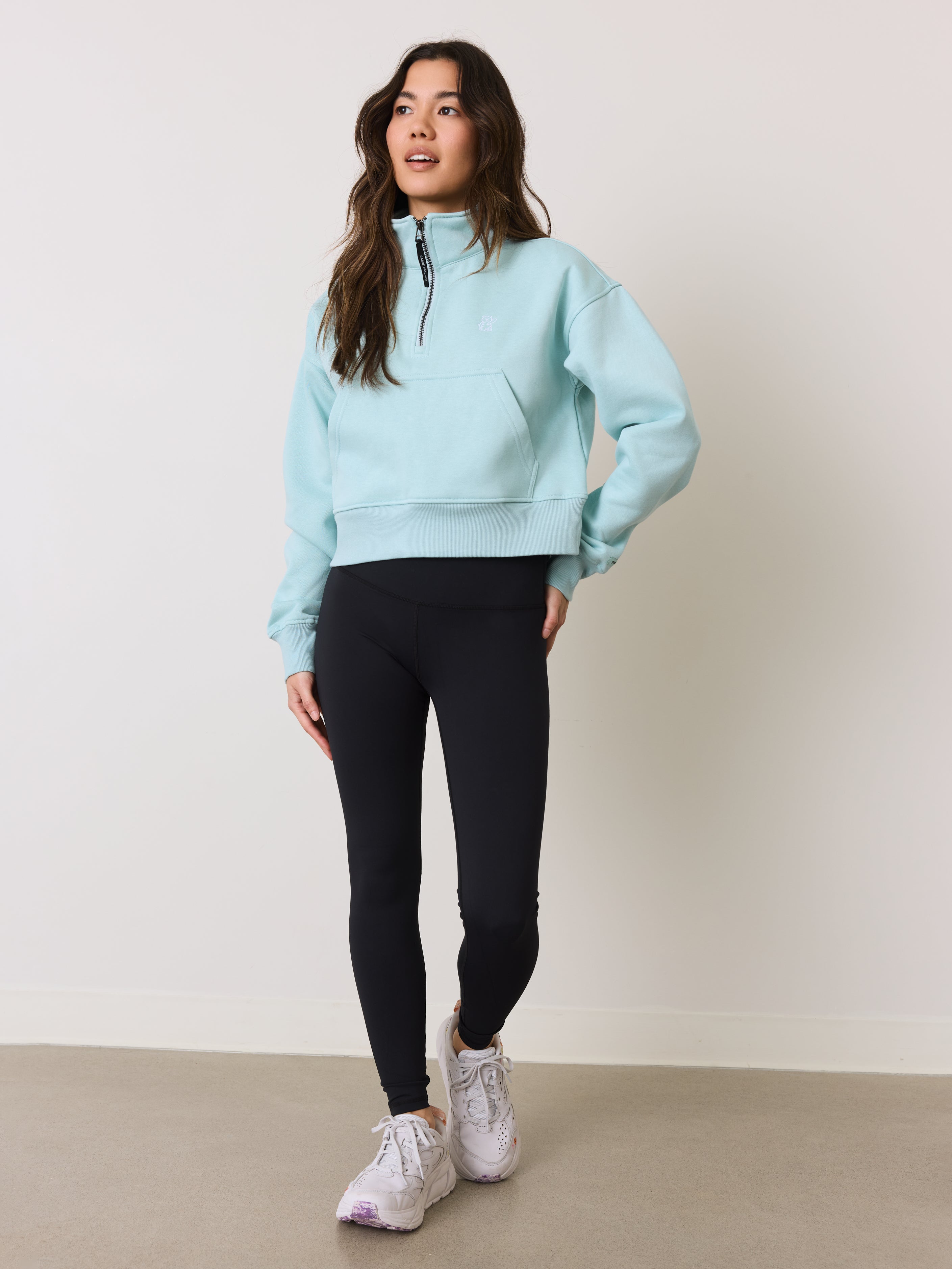 Half Zip Vest - Mint