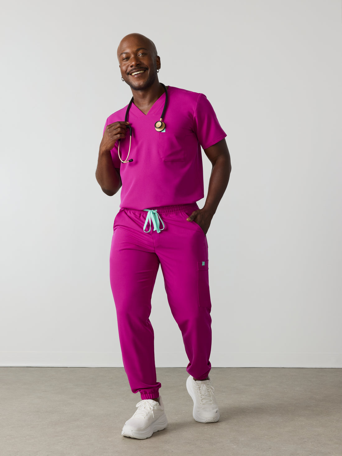 WILLIAM RE-GARDE™ - MAGENTA - Men's Jogger Pants - SILVADUR™