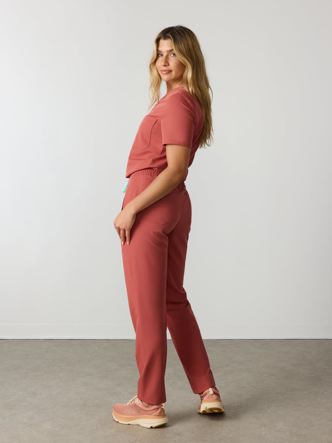 JULIETA RE-GARDE™ - MARSALA - Straight Cut Scrub Pants - SILVADUR™