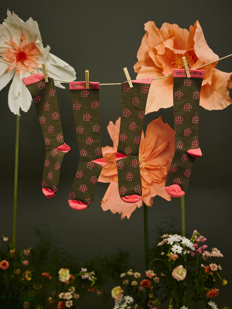 G-M x Anna The Nurse - Compression Socks - Daisies