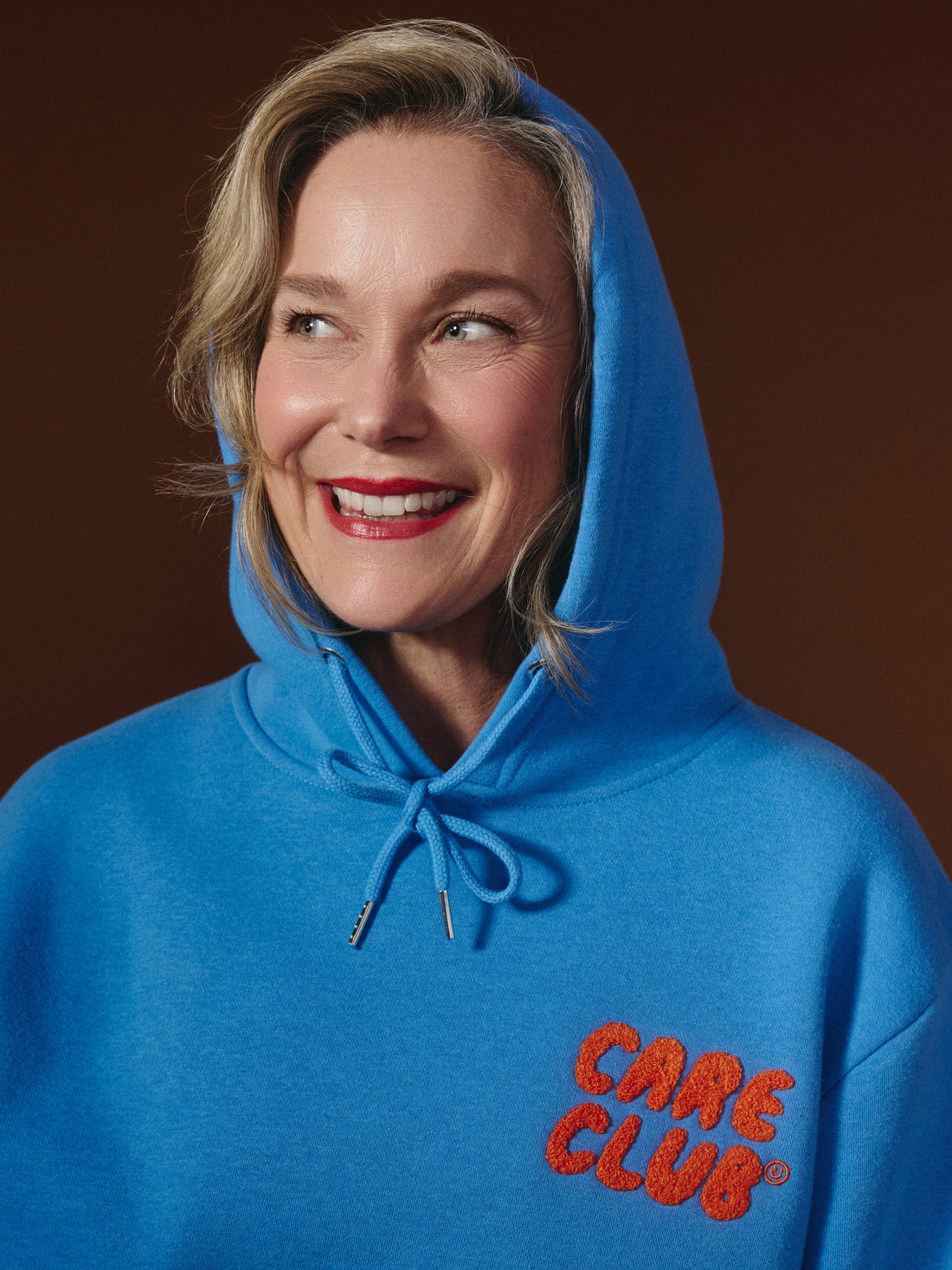 G-M x Pony - Hoodie Bleu - Pocket ''Care Club''
