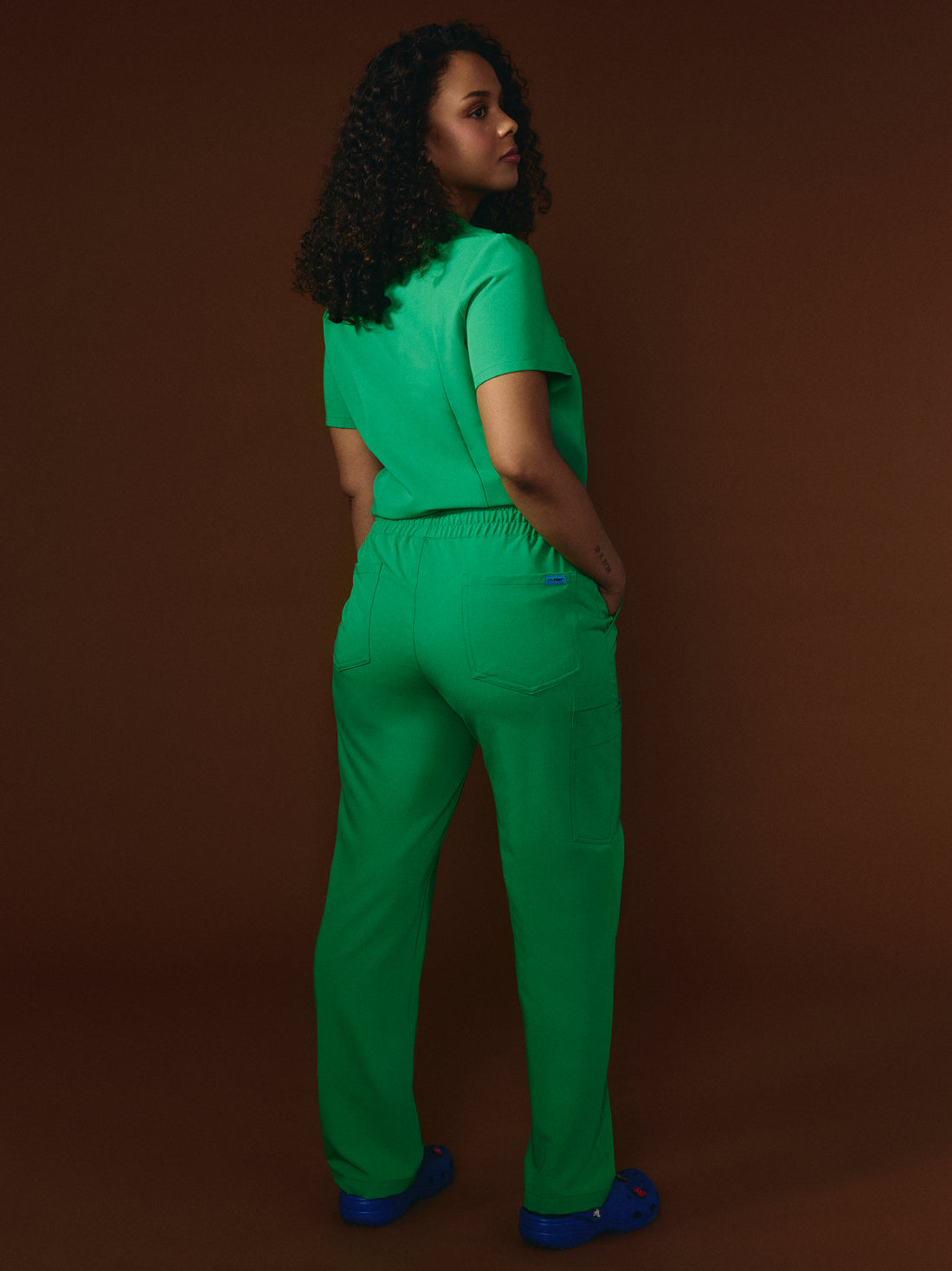 JULIETA RE-GARDE™ - G-M x PONY VERT - Pantalon Coupe Droite - SILVADUR™