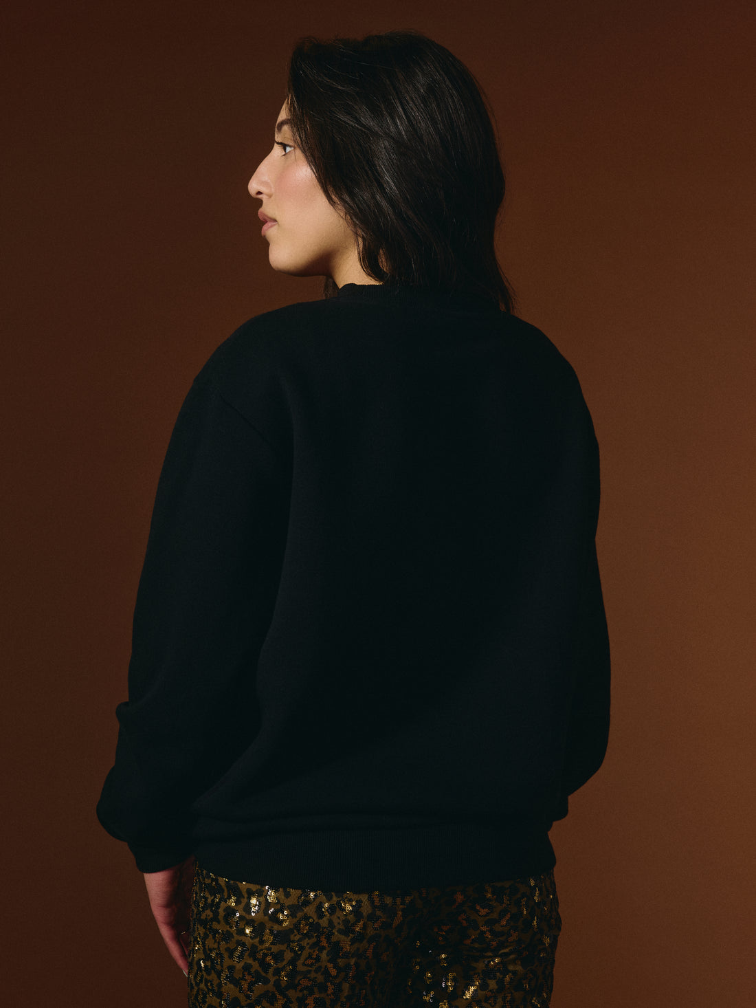 G-M x Pony - Crewneck Black - Teddy Chenille ''Care Club''