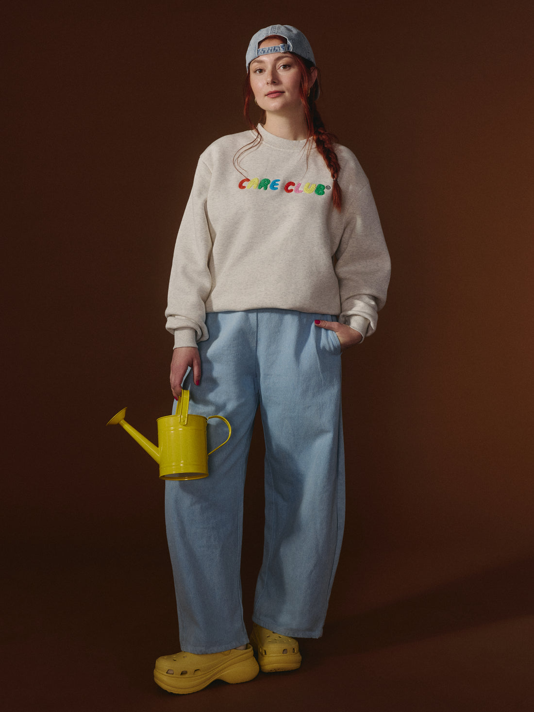 G-M x Pony - Crewneck Gris - Chenille ''Care Club