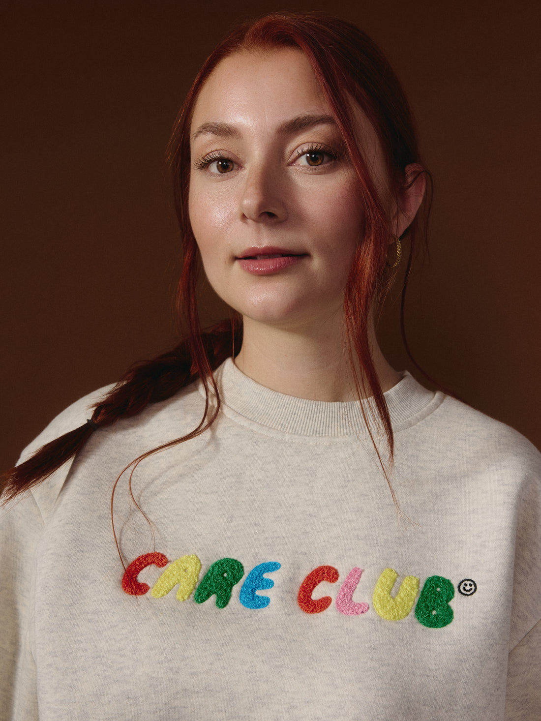 G-M x Pony - Crewneck Gris - Chenille ''Care Club