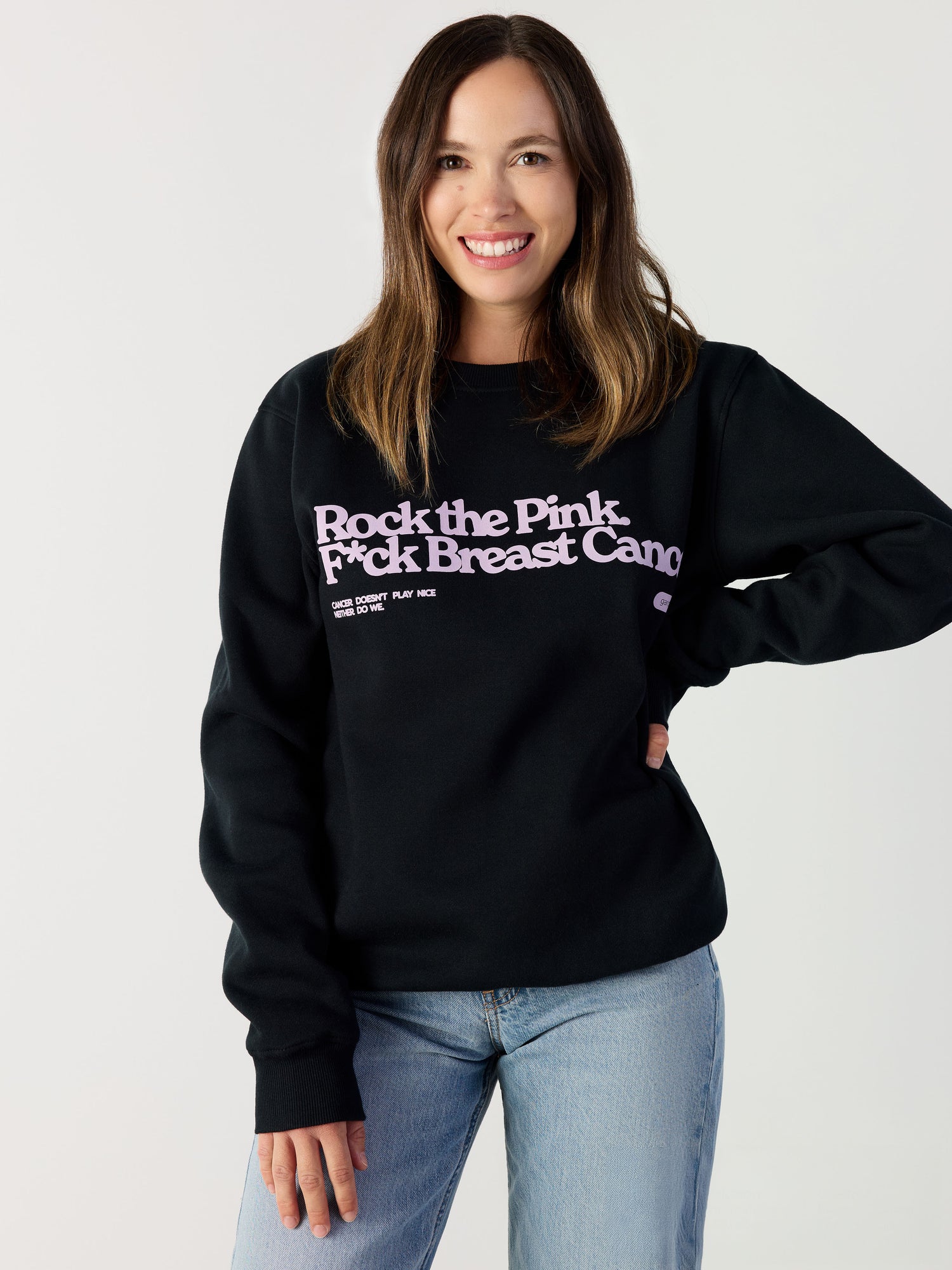 Rock The Pink - Crewneck Noir - Final Sale
