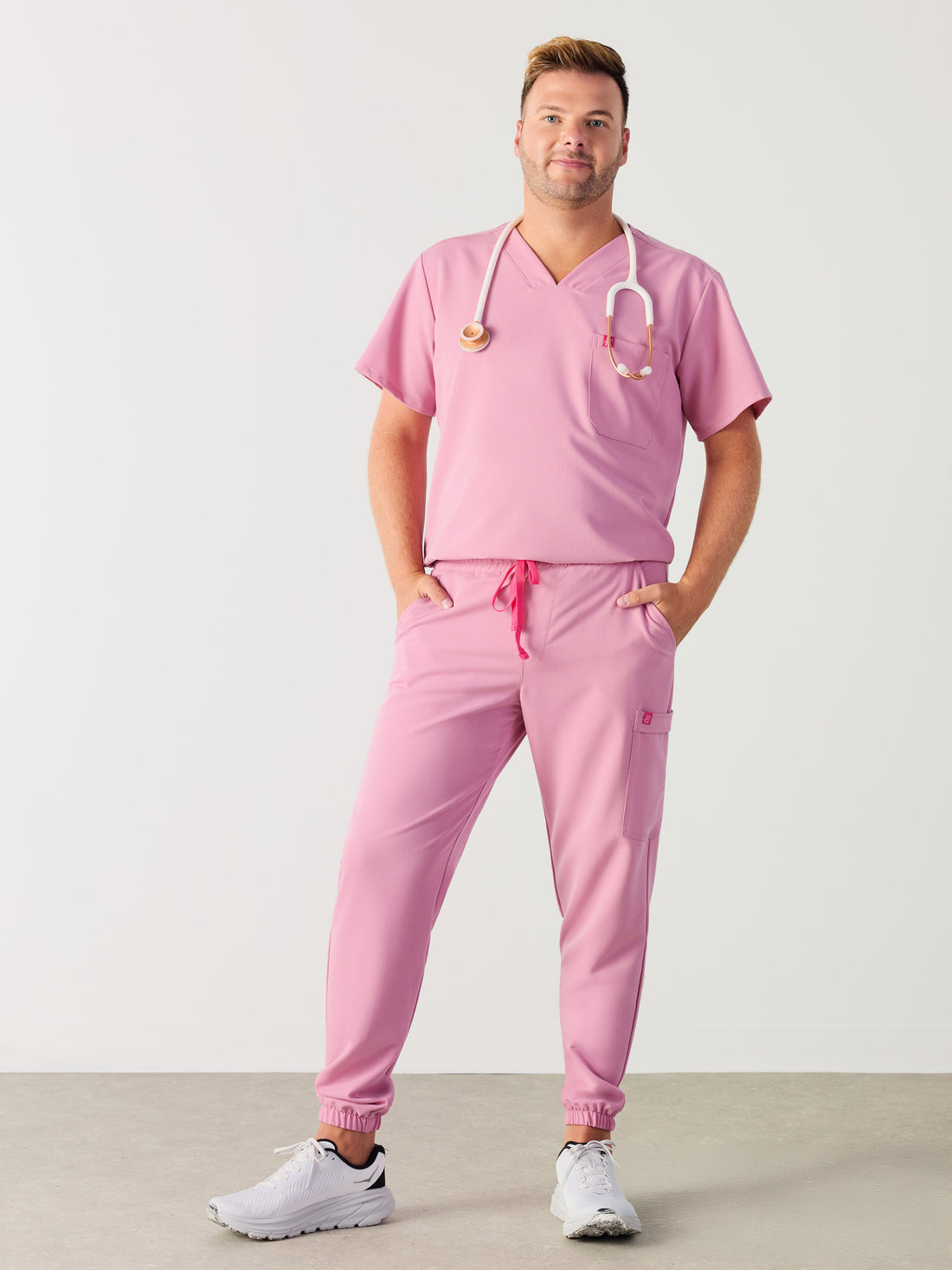 WILLIAM RE-GARDE™ - HOPEFUL PINK - Men's Jogger Pants - SILVADUR™ - Final Sale