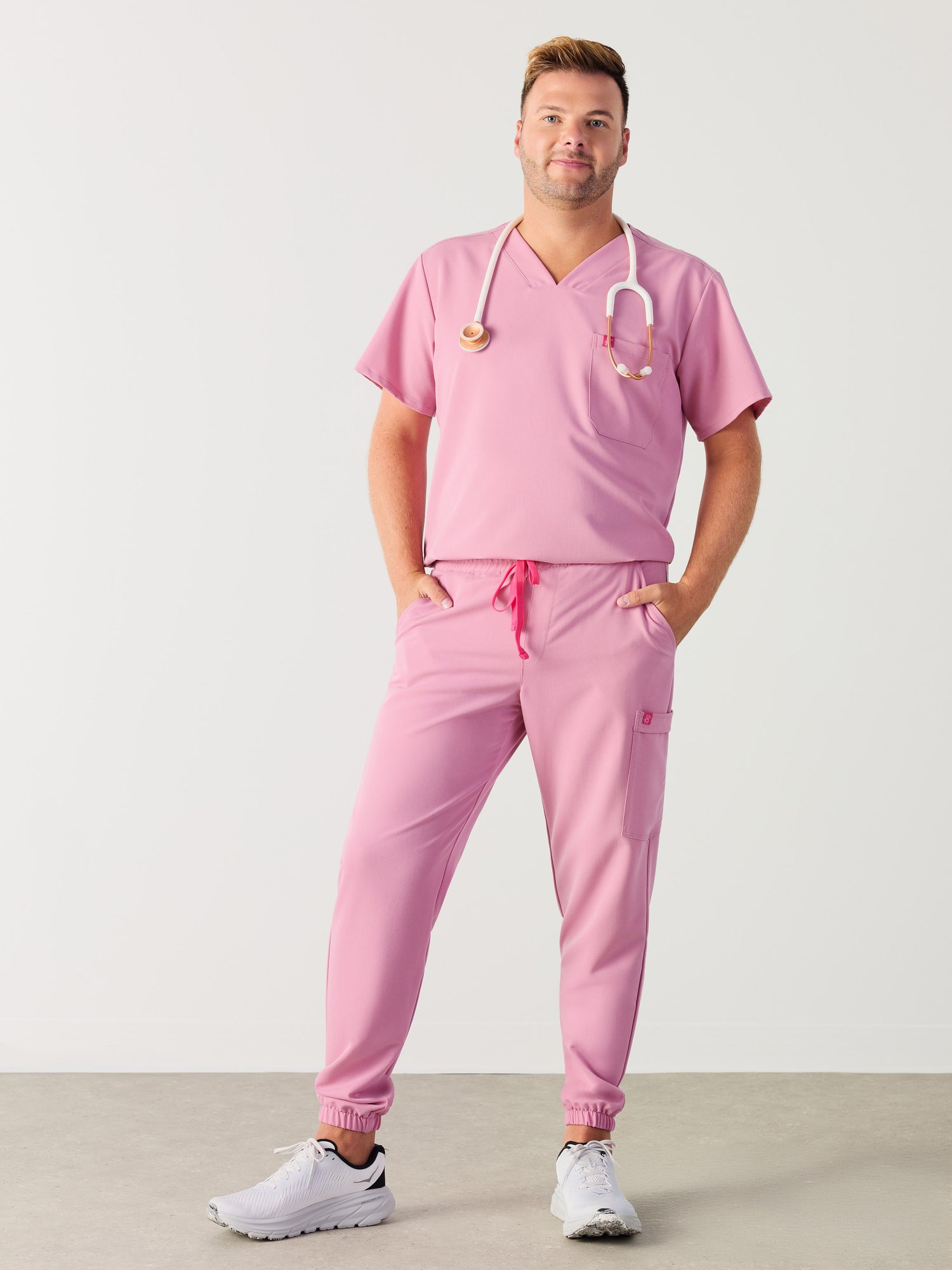 WILLIAM RE-GARDE™ - HOPEFUL PINK - Men's Jogger Pants - SILVADUR™ - Final Sale