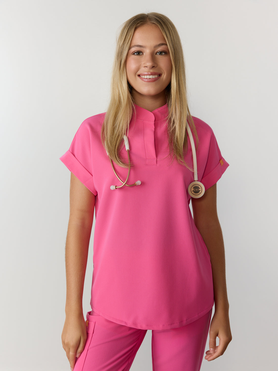 CHARLIE RE-GARDE™ - ROSE LUMIÈRE - Haut Col Mao - SILVADUR™