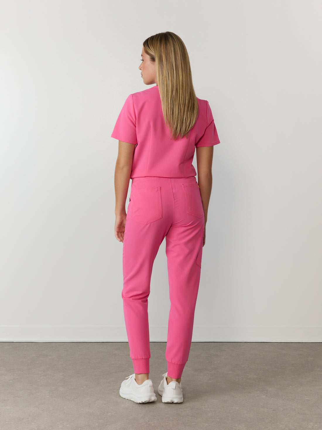 DEMI RE-GARDE™ - SUNRISE PINK - Jogger Scrub Pants - SILVADUR™