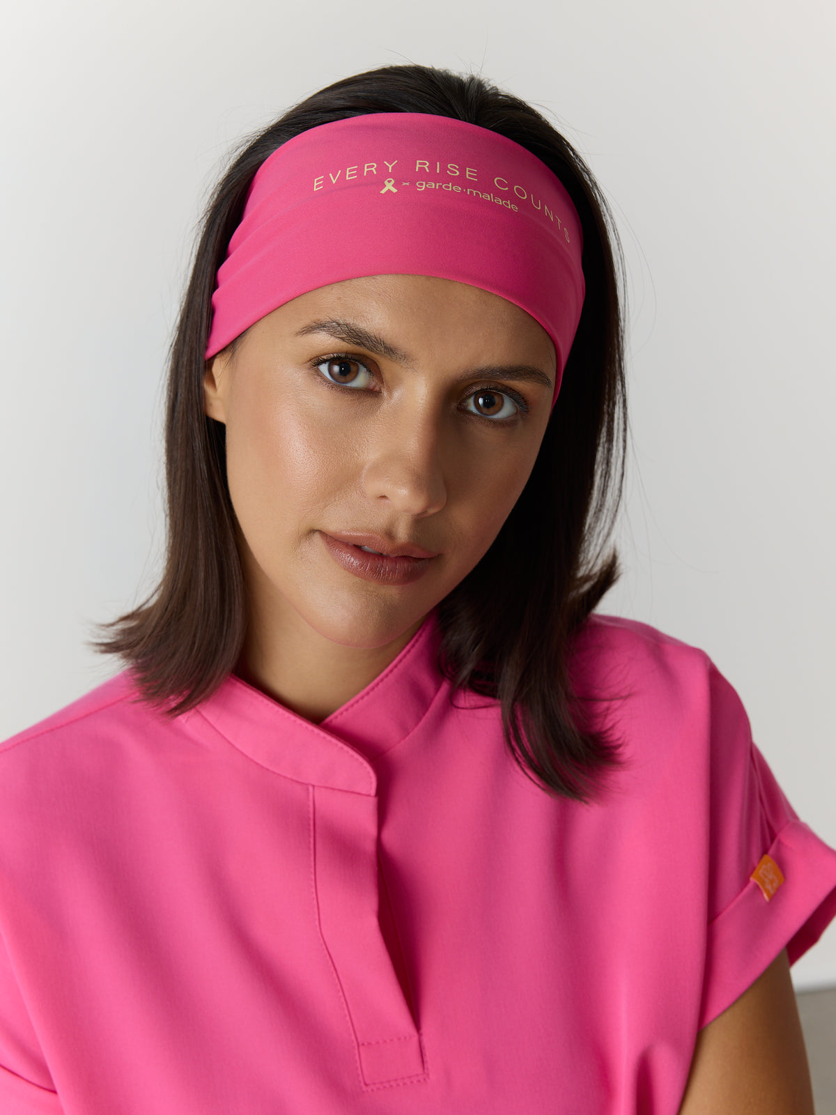 Performance headband - Sunrise Pink