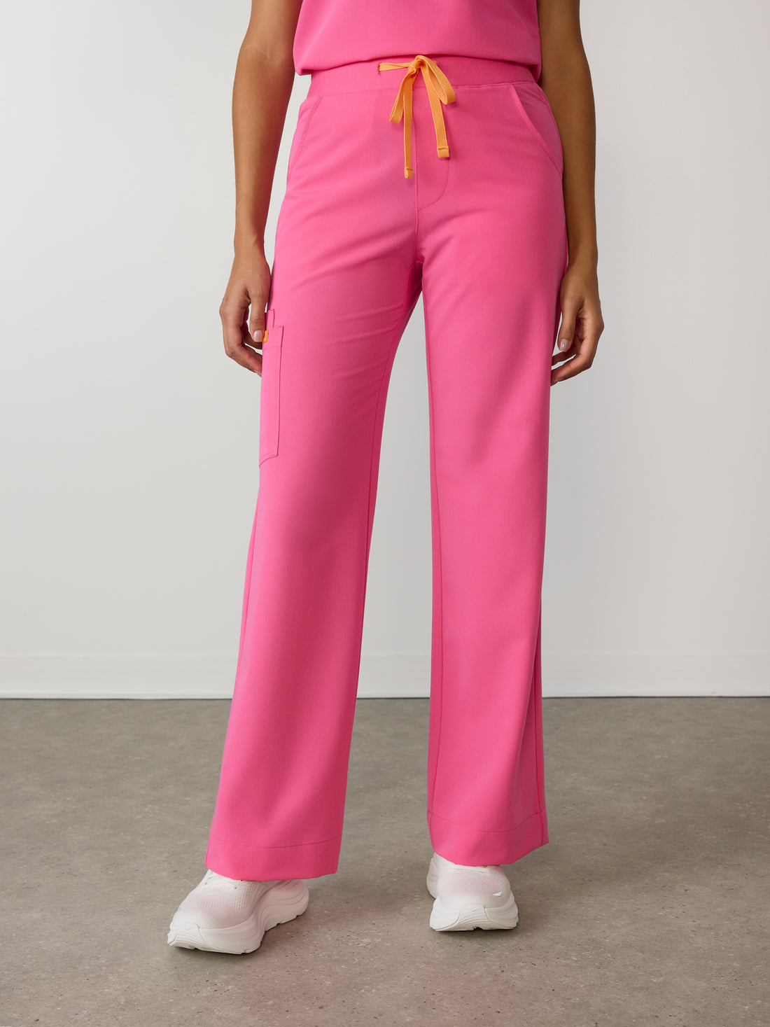 MILA RE-GARDE™ - SUNRISE PINK - Wide Leg Scrub Pants - SILVADUR™