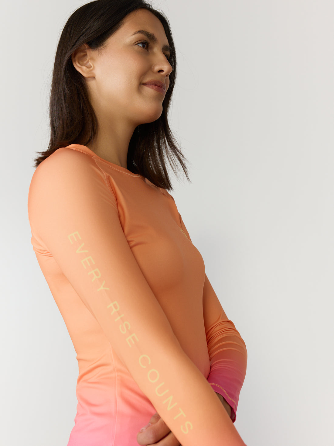Women High-Performance Underscrub - Sunrise Pink - Long Sleeves