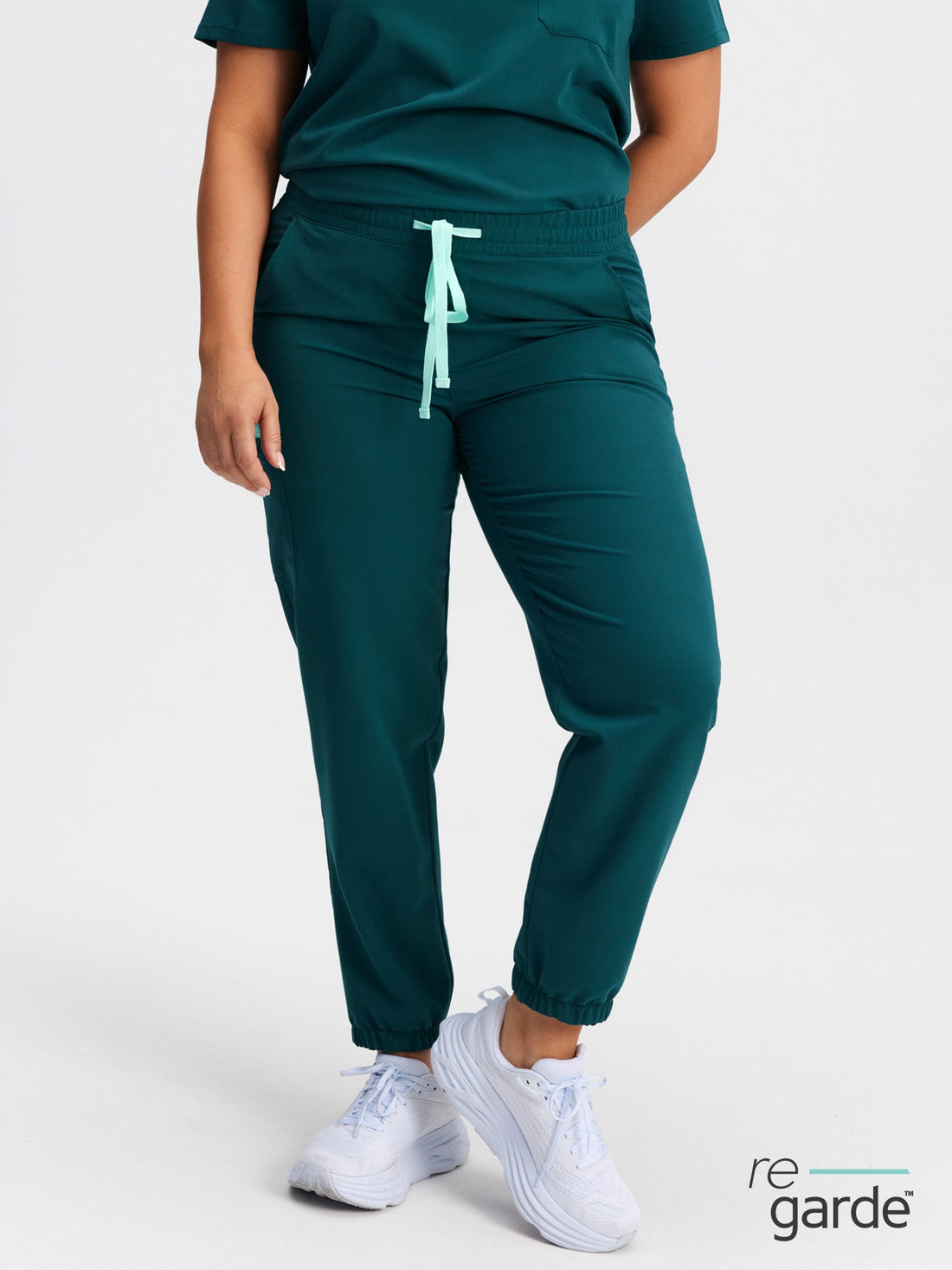 ROSIE RE-GARDE™ - TEAL - Jogger Scrub Pants - SILVADUR™