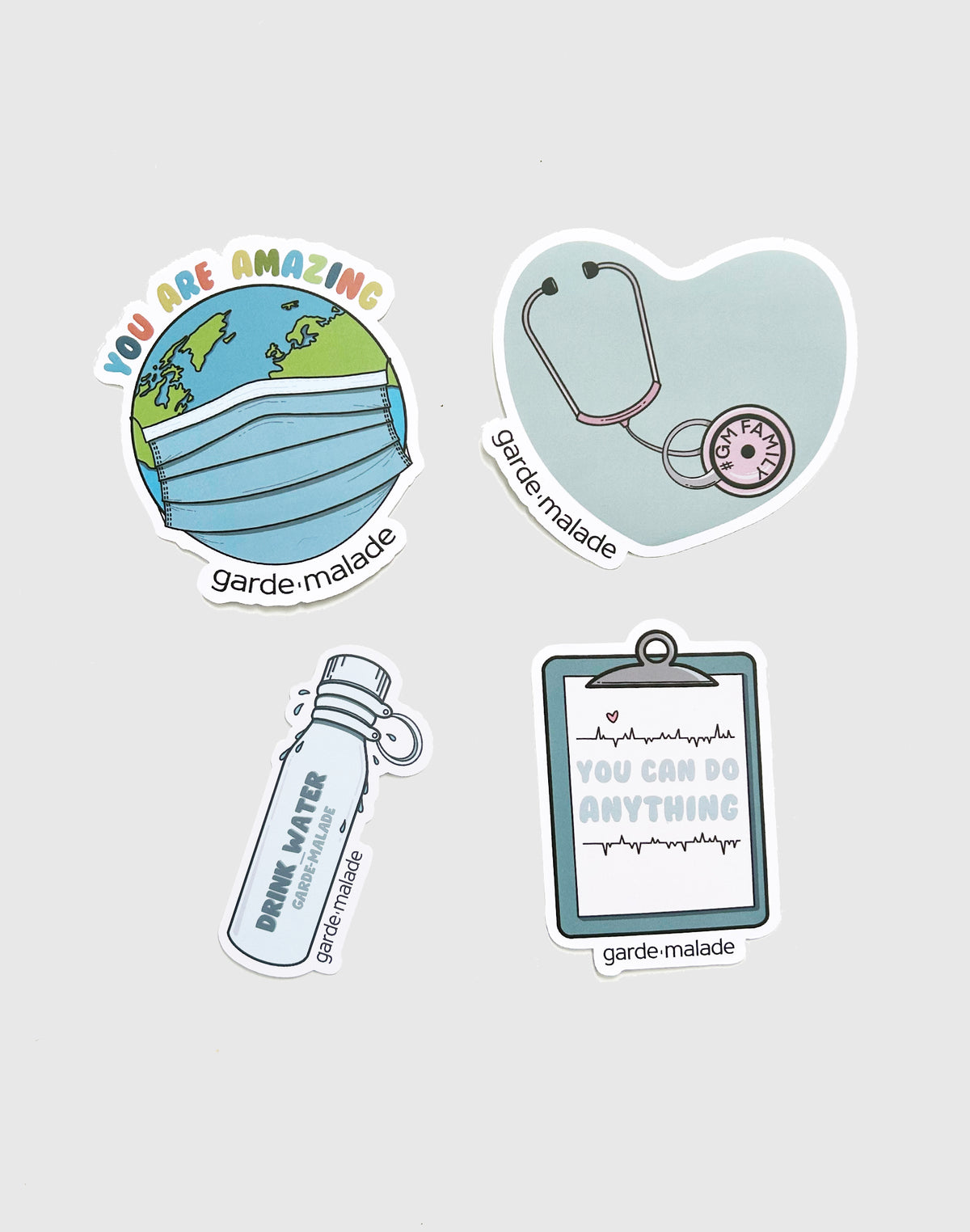 Garde-Malade - Stickers 4-Pack