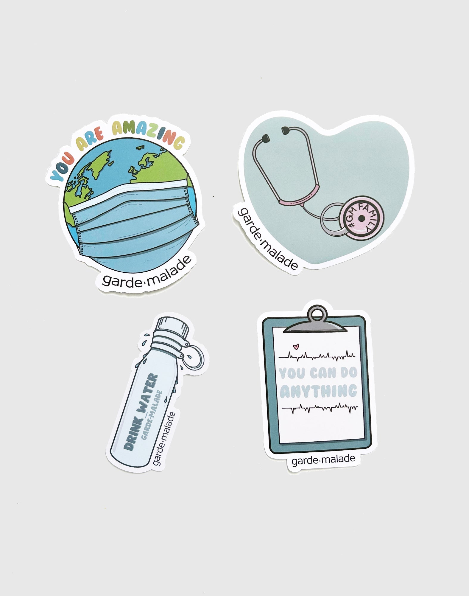 Garde-Malade - Stickers 4-Pack