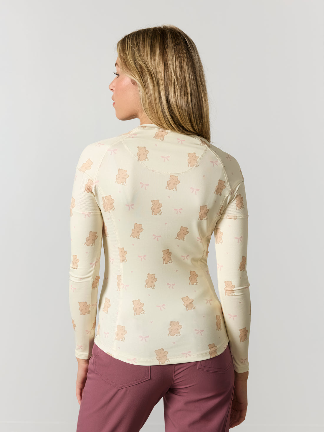 Women High-Performance Underscrub - Ribbon Teddy - Long Sleeve