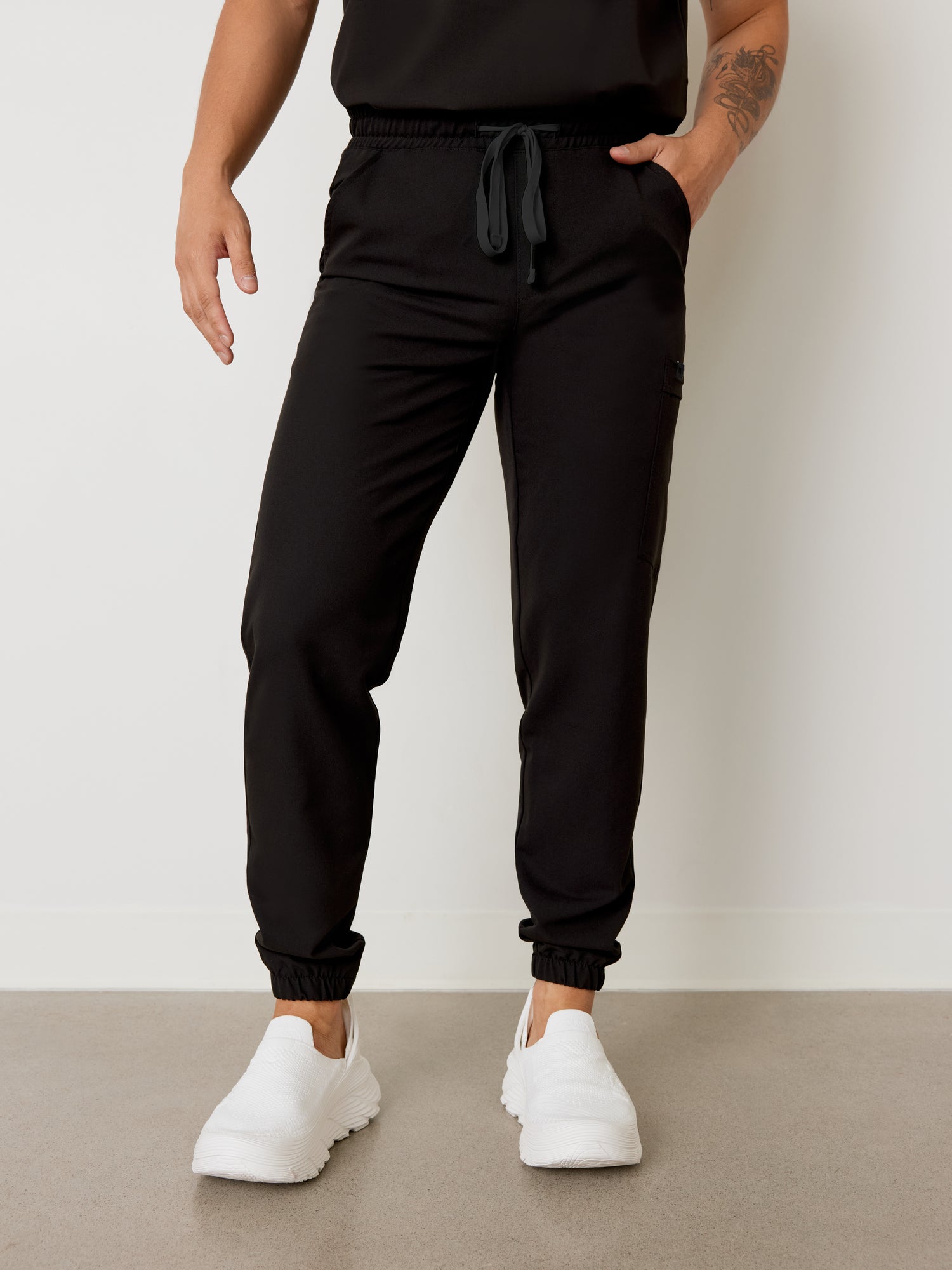 Wealthsimple x CAEP - William - Black - Men's Jogger Pants - SILVADUR™