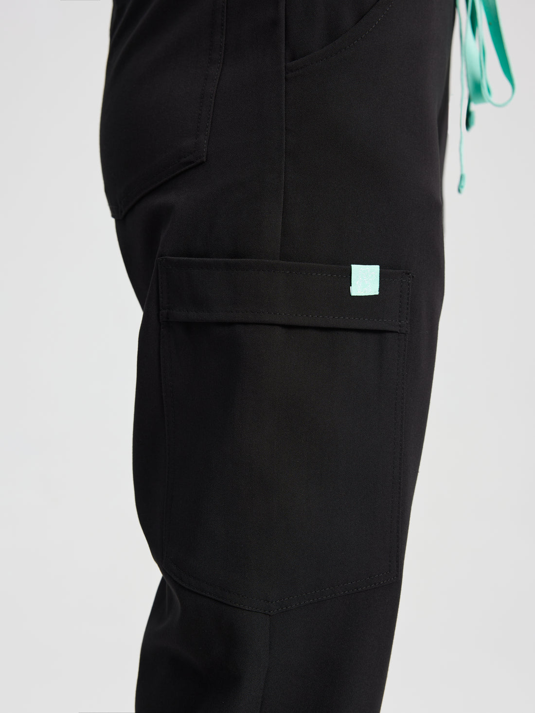 DEMI RE-GARDE™ - BLACK - Jogger Scrub Pants - SILVADUR™