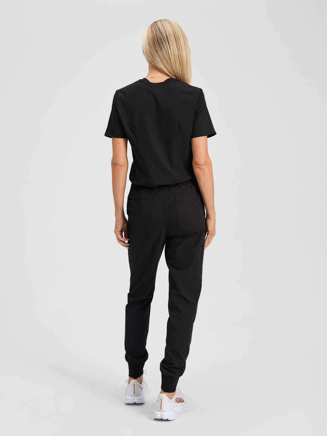 DEMI RE-GARDE™ - BLACK - Jogger Scrub Pants - SILVADUR™