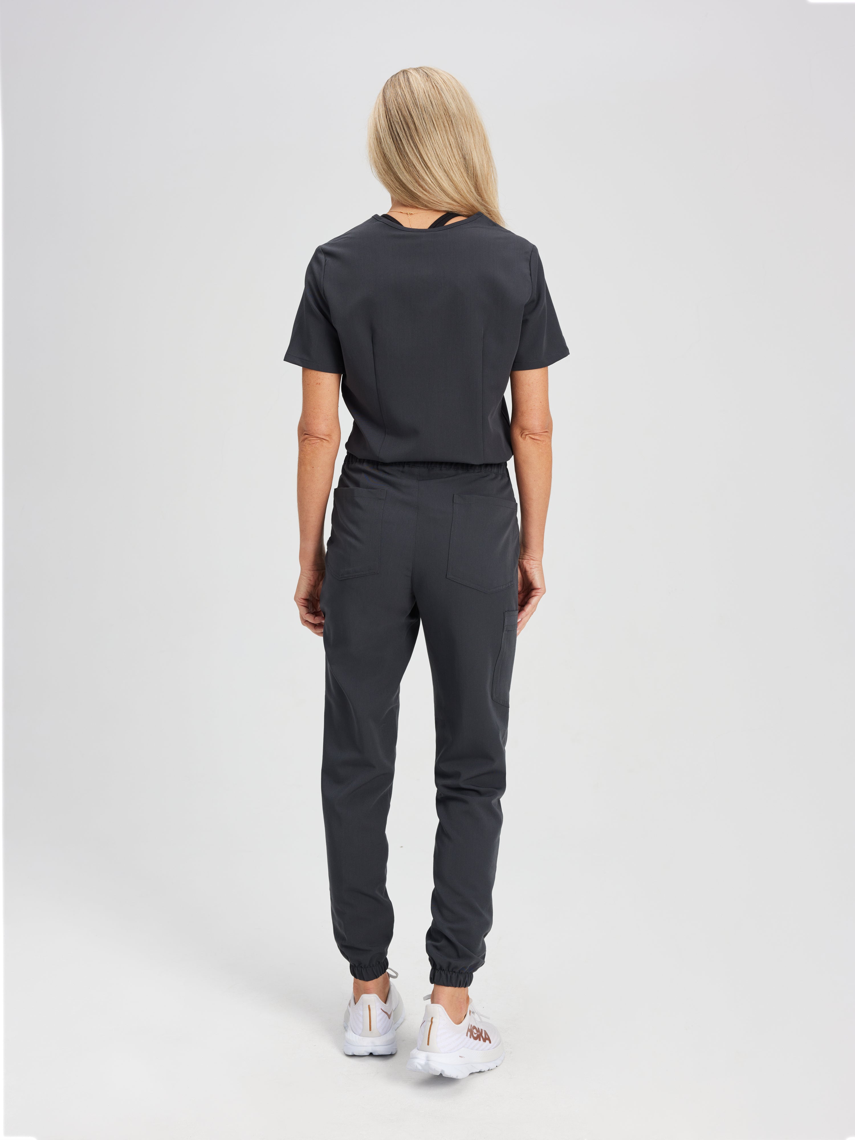 ROSIE RE-GARDE™ - CHARCOAL - Jogger Scrub Pants - SILVADUR™