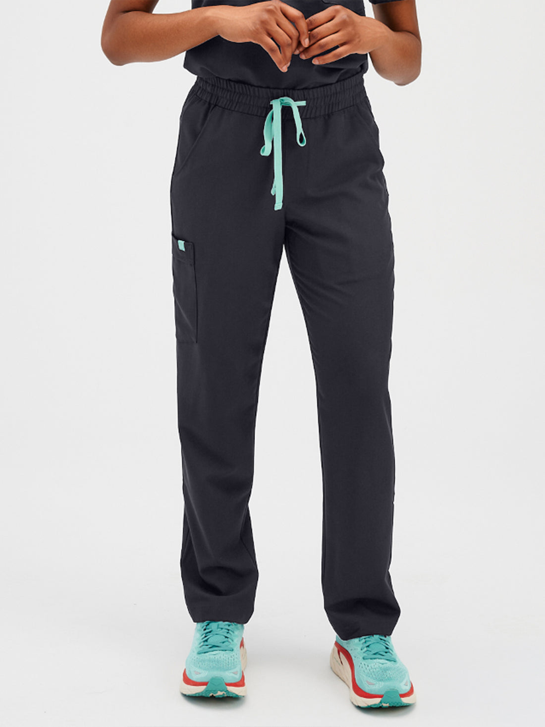 JULIETA for uOttawa - CHARCOAL - Straight Cut Scrub Pants - SILVADUR™