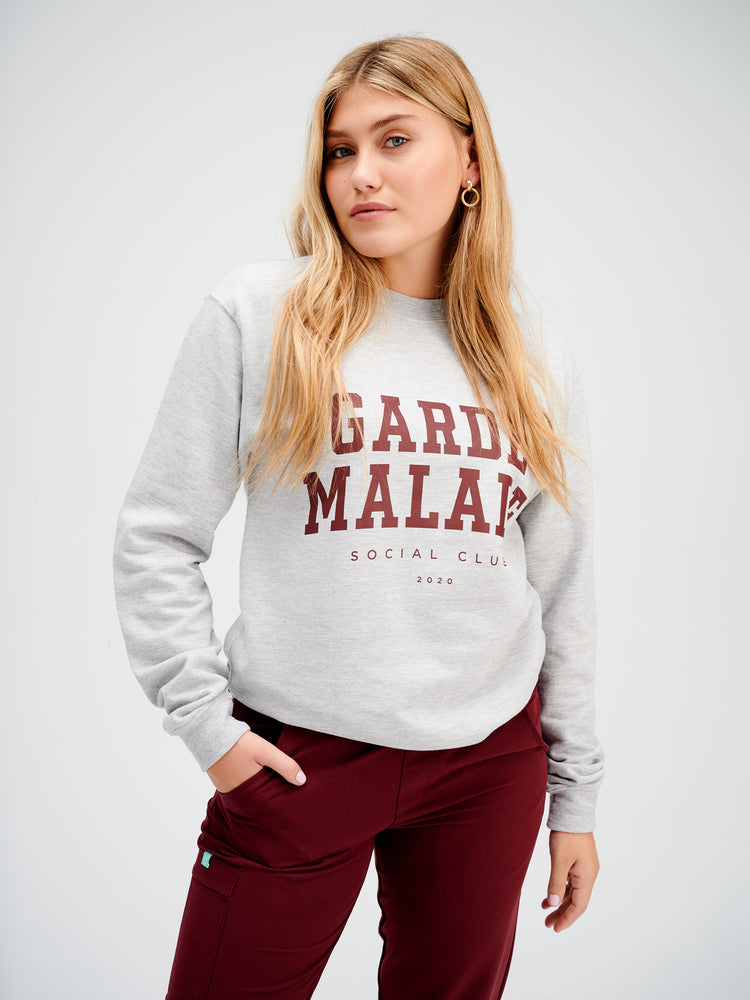 Limited Bourgogne print - Varsity 2.0 Logo - Crewneck