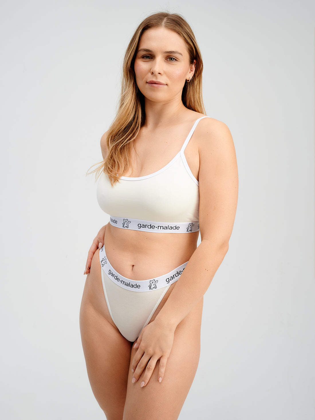  Brassière Sport - BLANC CASSÉ - VENTE FINALE