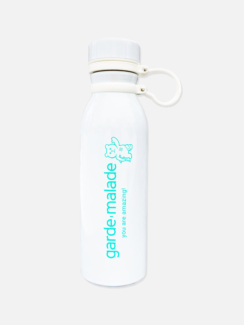 20 Oz Thermal Bottle - White / Mint||Bouteille Isotherme 20 onces - Blanche / Menthe